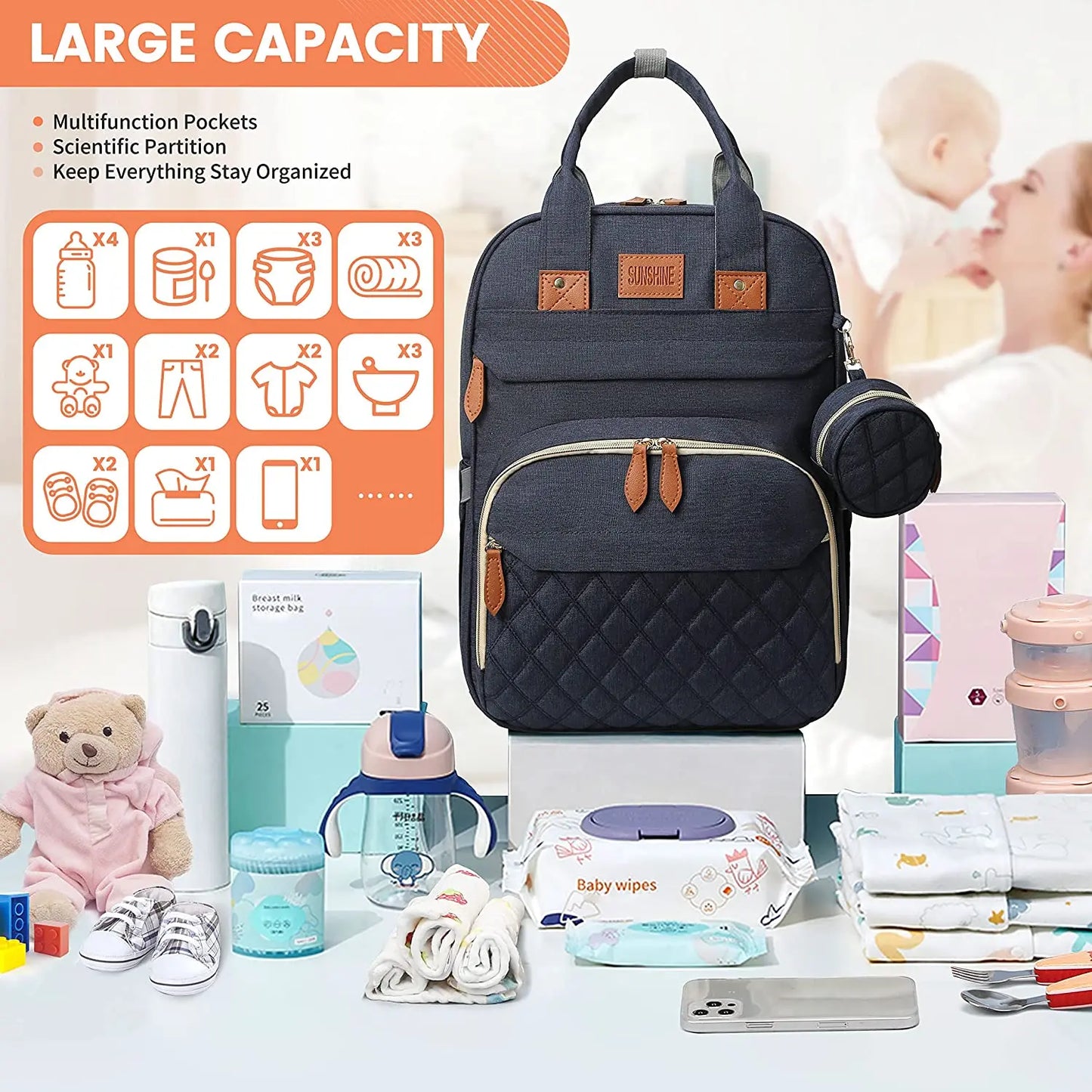 3 In 1 Wickeltasche