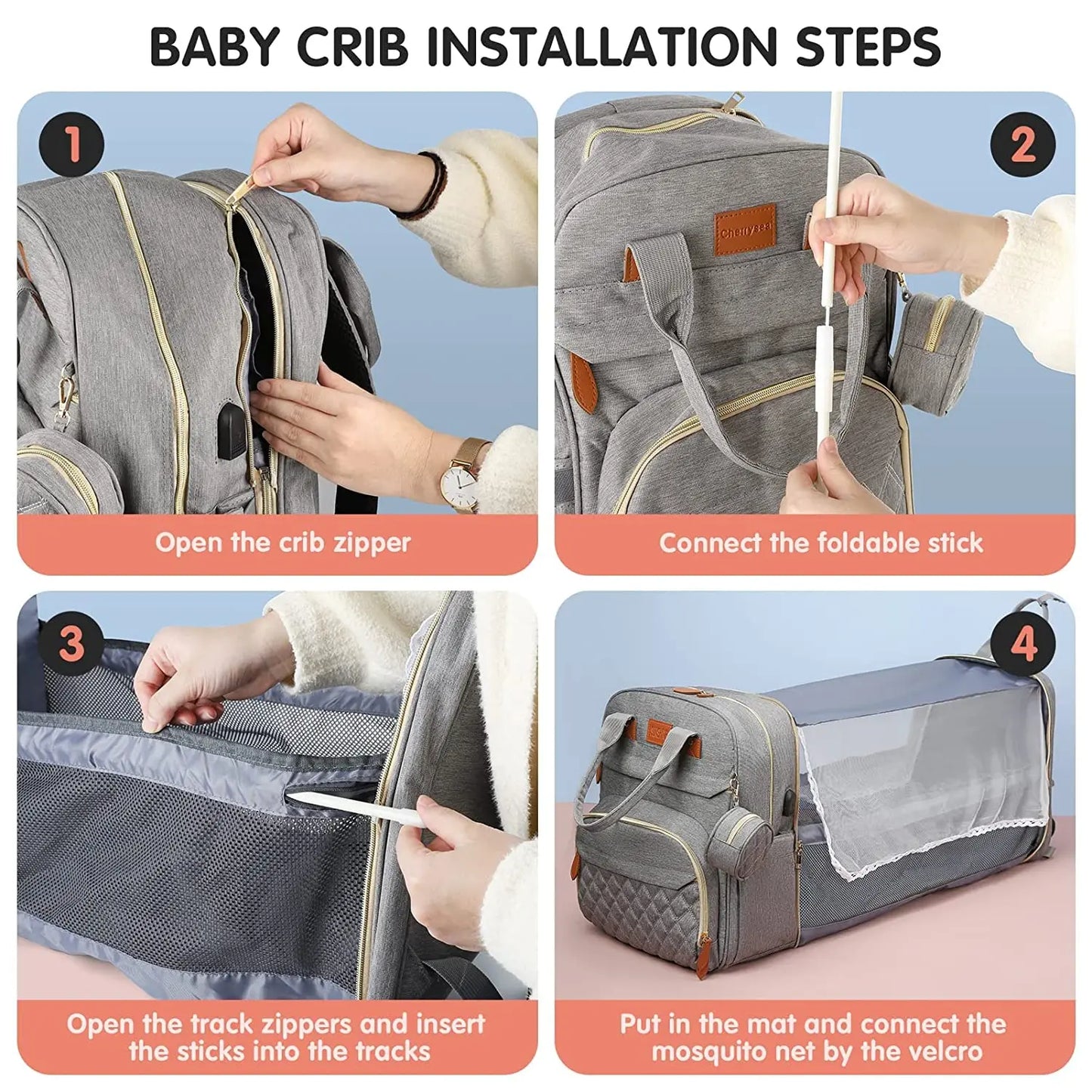 3 In 1 Wickeltasche