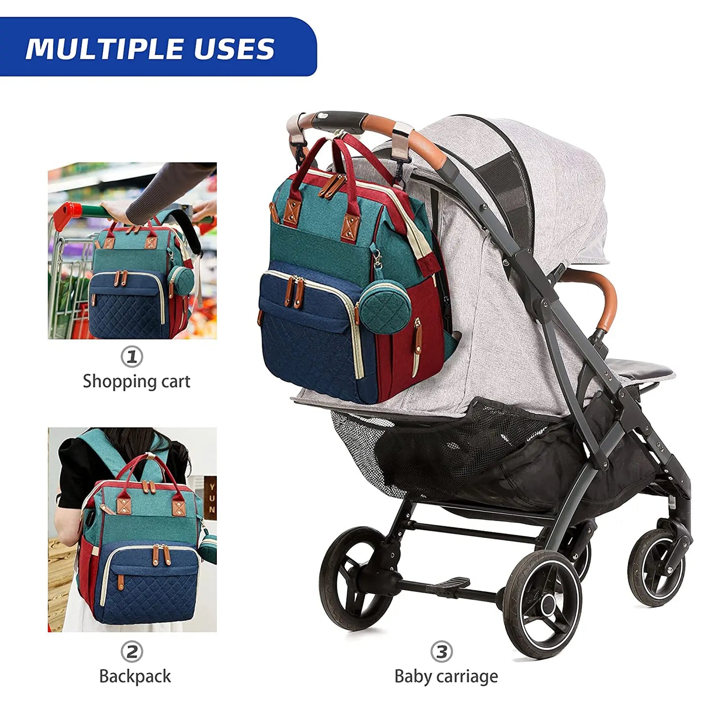 3 In 1 Wickeltasche